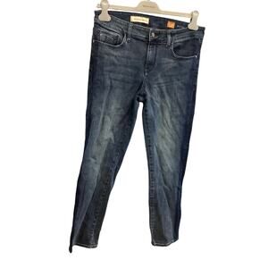 Pilcro Womens Stet Jeans Size 30 Medium Wash Skinny Denim Preppy Bohemian Boho